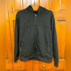 Modern Culture Black Hoodie Fleece Lined Jacket